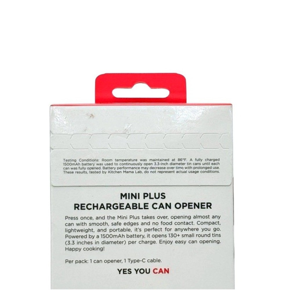 Kitchen Mama Mini Plus Rechargeable Can Opener Hands-Free USB-C New Sealed - Picture 2 of 4